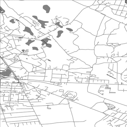 ROAD MAP OF LENTVARIS, LITHUANIA BY MAPBAKES