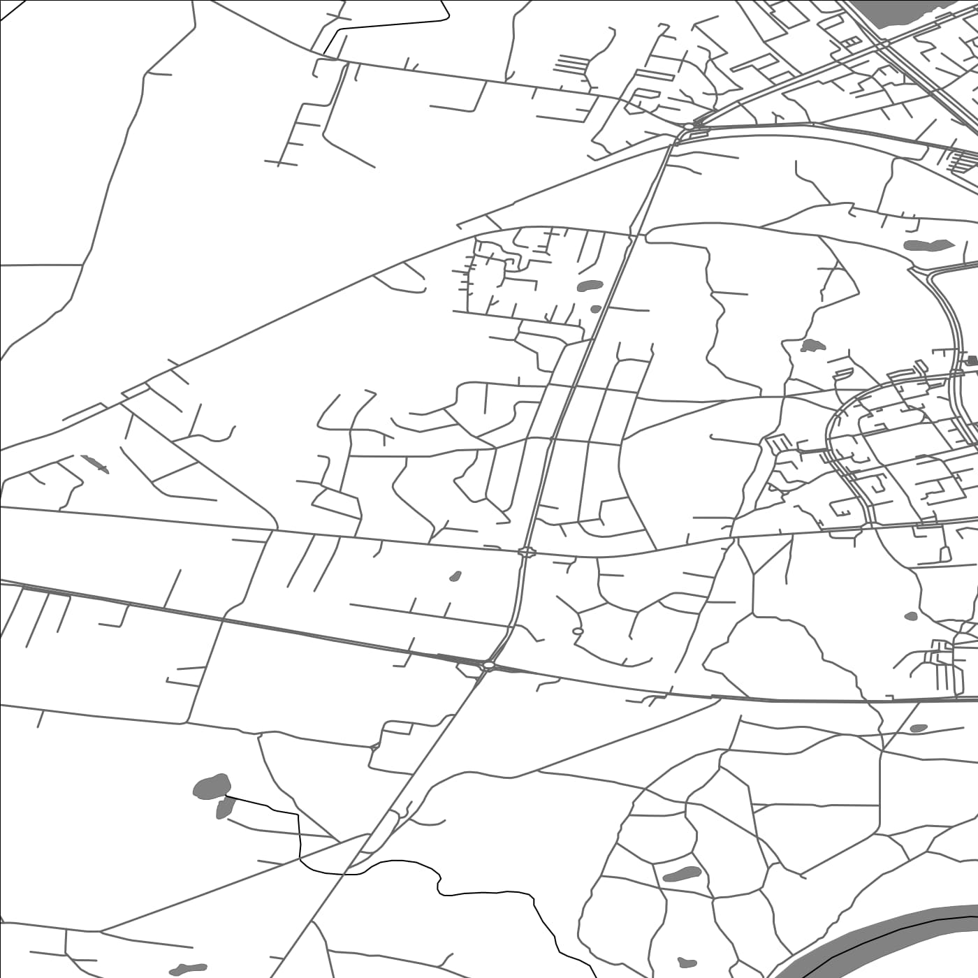 ROAD MAP OF LIKISKIAI, LITHUANIA BY MAPBAKES