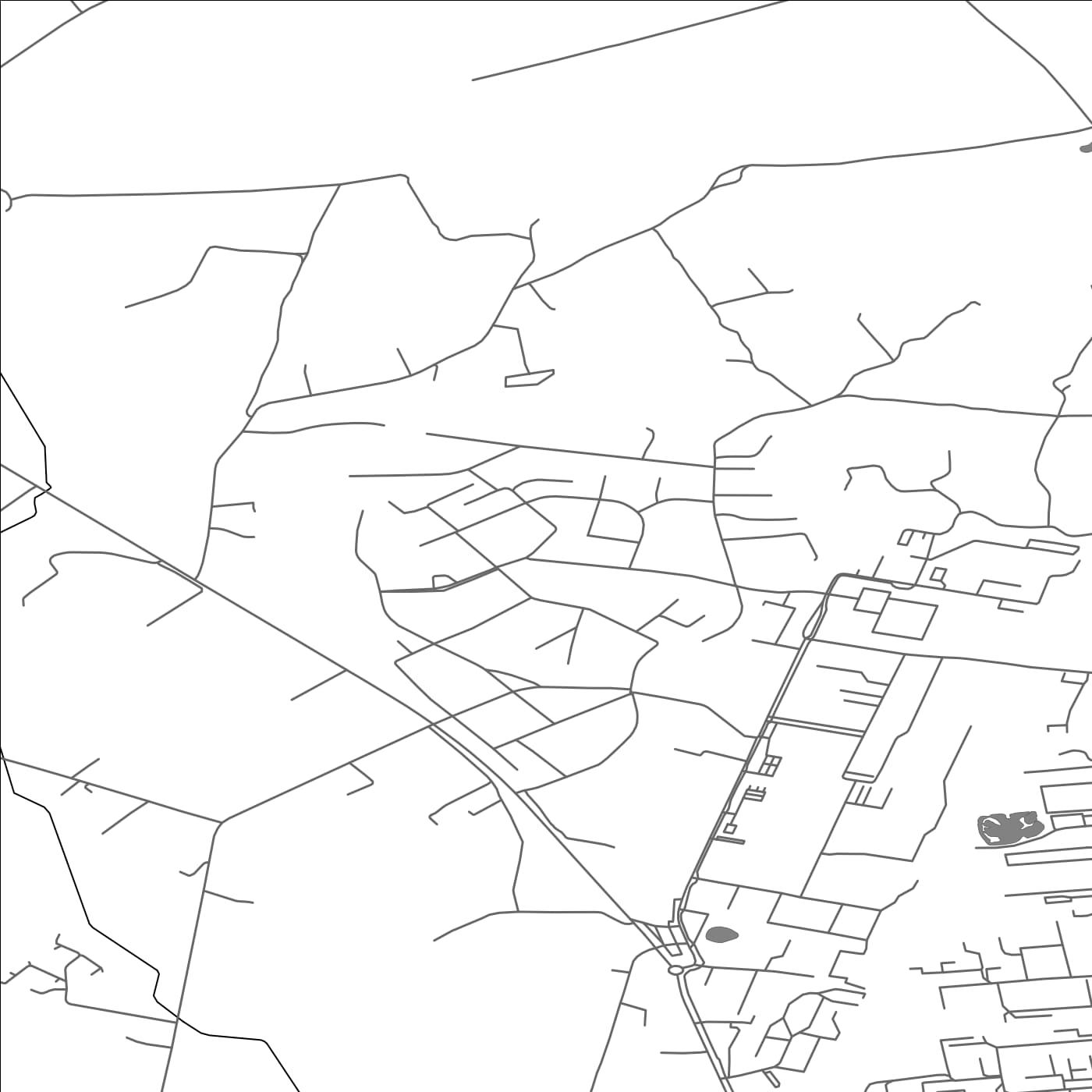 ROAD MAP OF MIKLUSENAI, LITHUANIA BY MAPBAKES