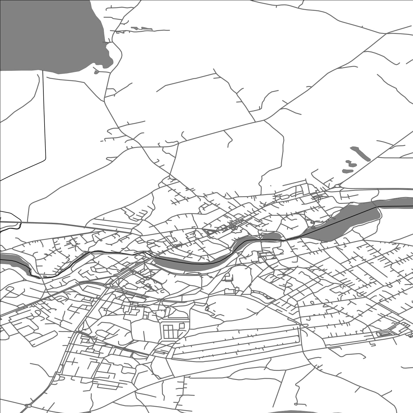 ROAD MAP OF MOLETAI, LITHUANIA BY MAPBAKES