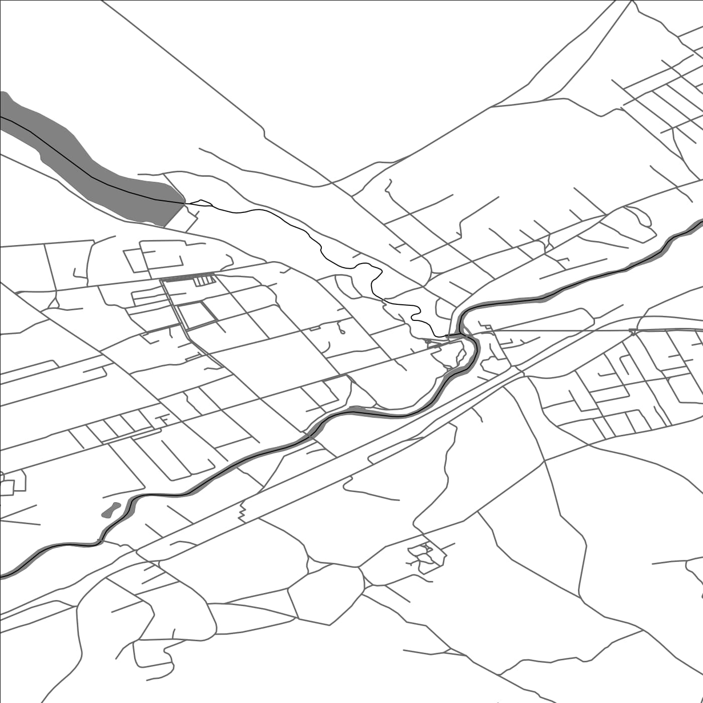 ROAD MAP OF PABRADE, LITHUANIA BY MAPBAKES