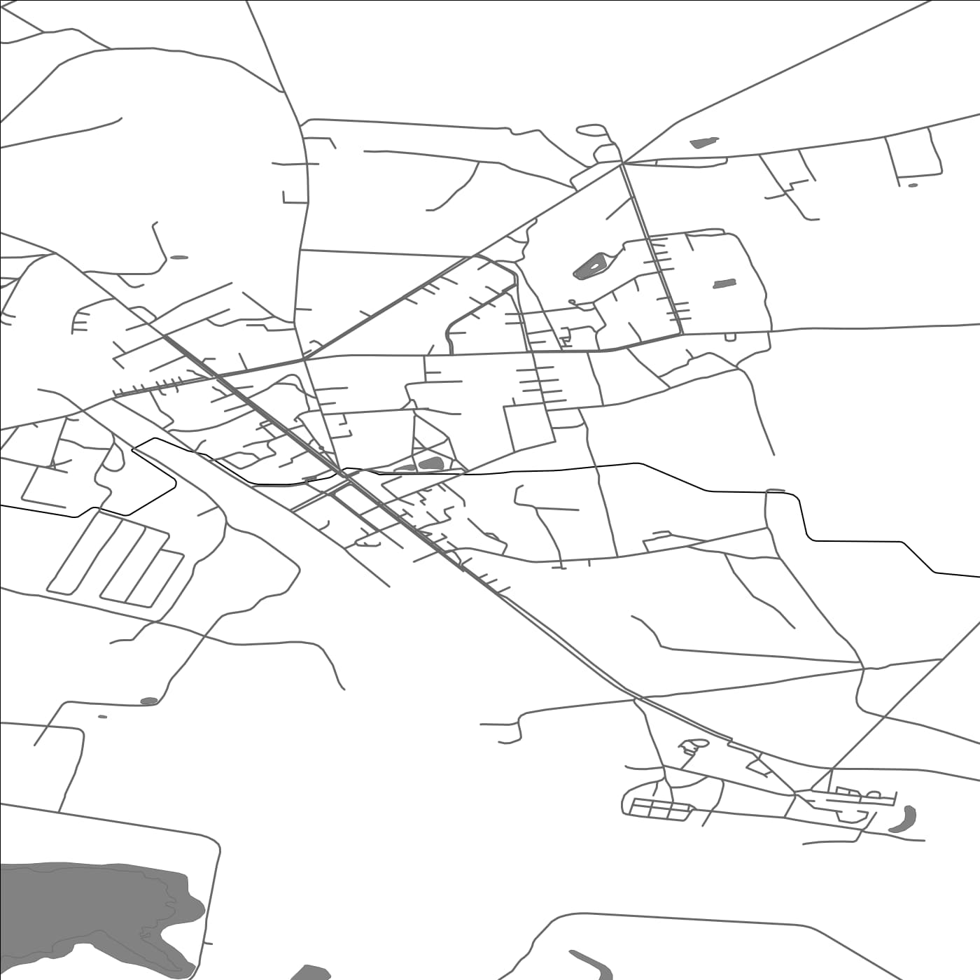 ROAD MAP OF PAGEGIAI, LITHUANIA BY MAPBAKES