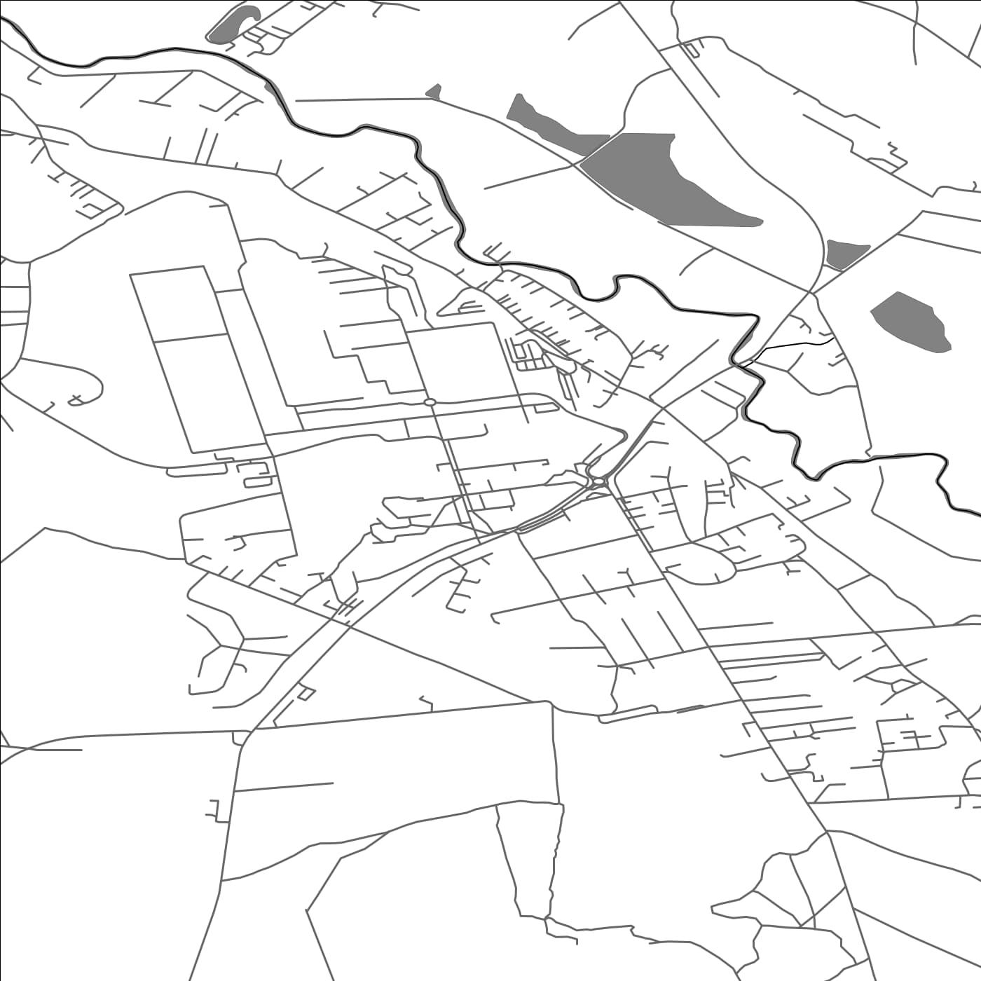 ROAD MAP OF PAGIRIAI, LITHUANIA BY MAPBAKES