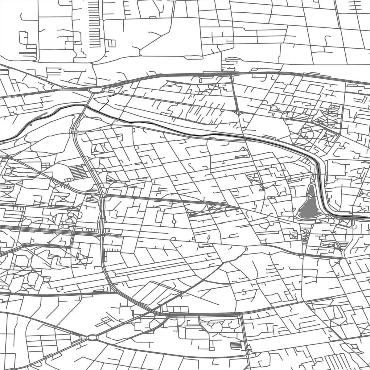 ROAD MAP OF PANEVEZYS, LITHUANIA BY MAPBAKES
