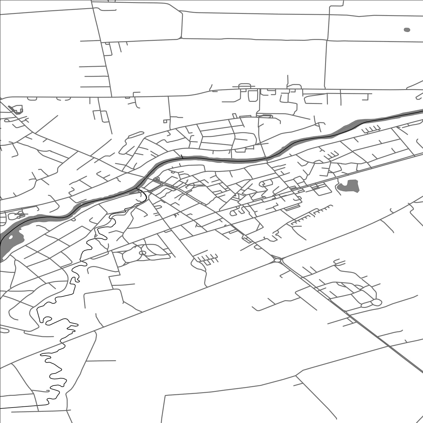 ROAD MAP OF PASVALYS, LITHUANIA BY MAPBAKES