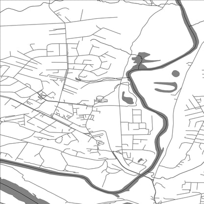 ROAD MAP OF RAUDONDVARIS, LITHUANIA BY MAPBAKES