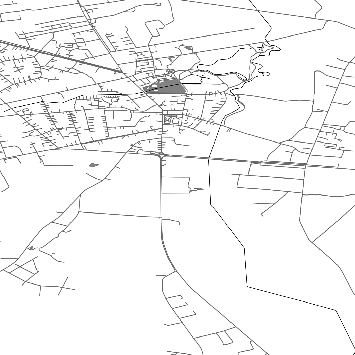 ROAD MAP OF RIETAVAS, LITHUANIA BY MAPBAKES