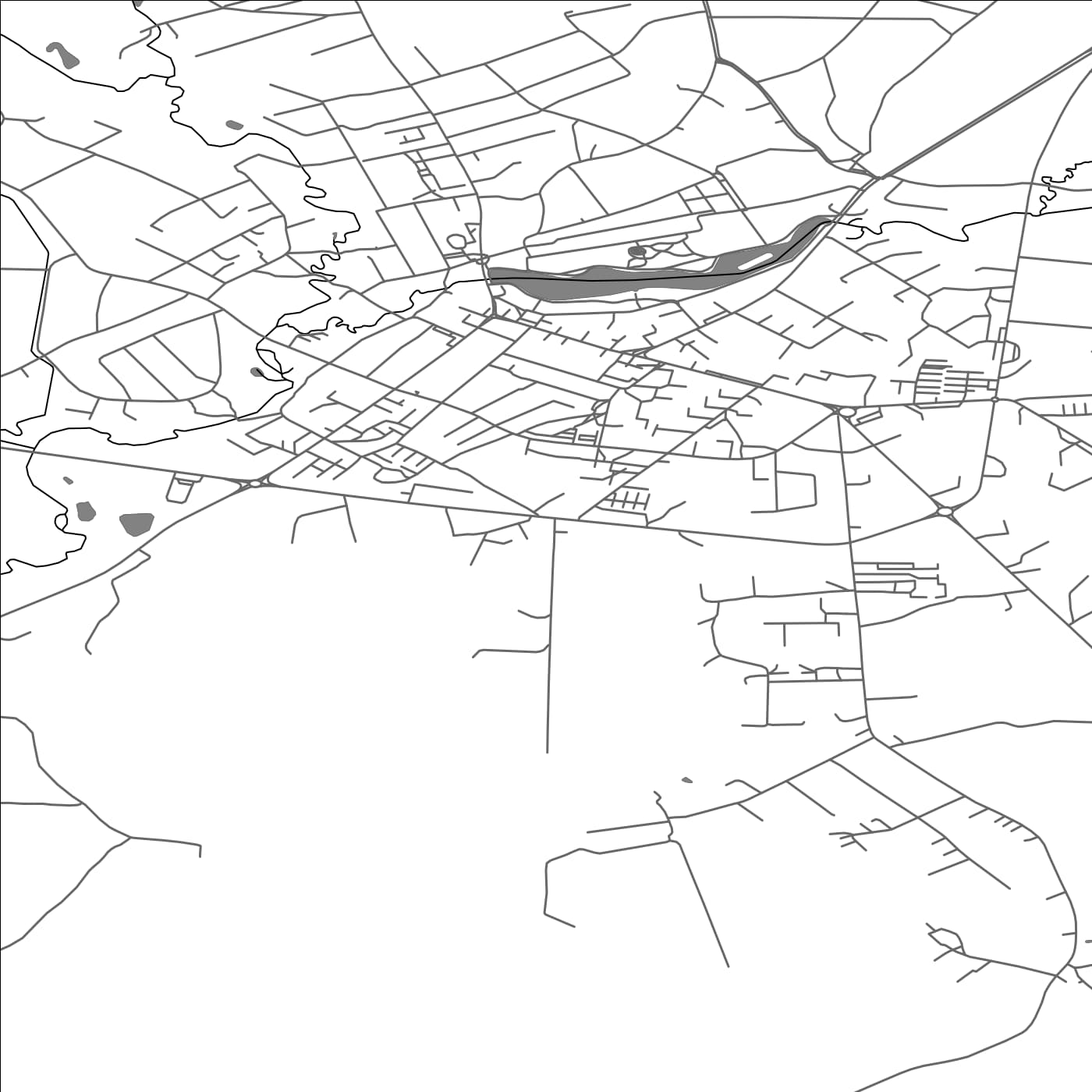 ROAD MAP OF SILALE, LITHUANIA BY MAPBAKES