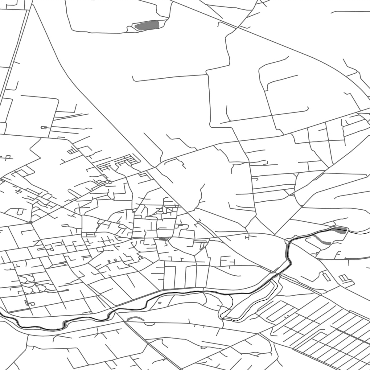 ROAD MAP OF SILUTE, LITHUANIA BY MAPBAKES