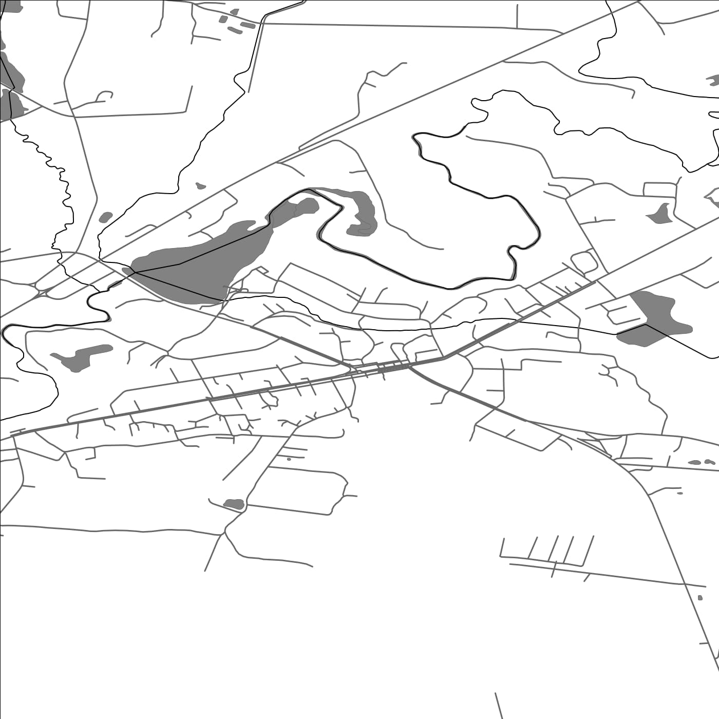 ROAD MAP OF SKAUDVILE, LITHUANIA BY MAPBAKES