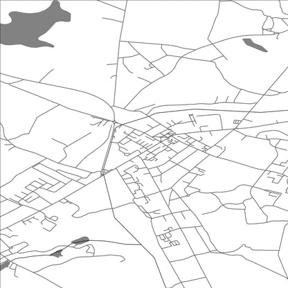 ROAD MAP OF SVENCIONYS, LITHUANIA BY MAPBAKES