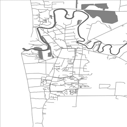 ROAD MAP OF ŠVENTOJI, LITHUANIA BY MAPBAKES