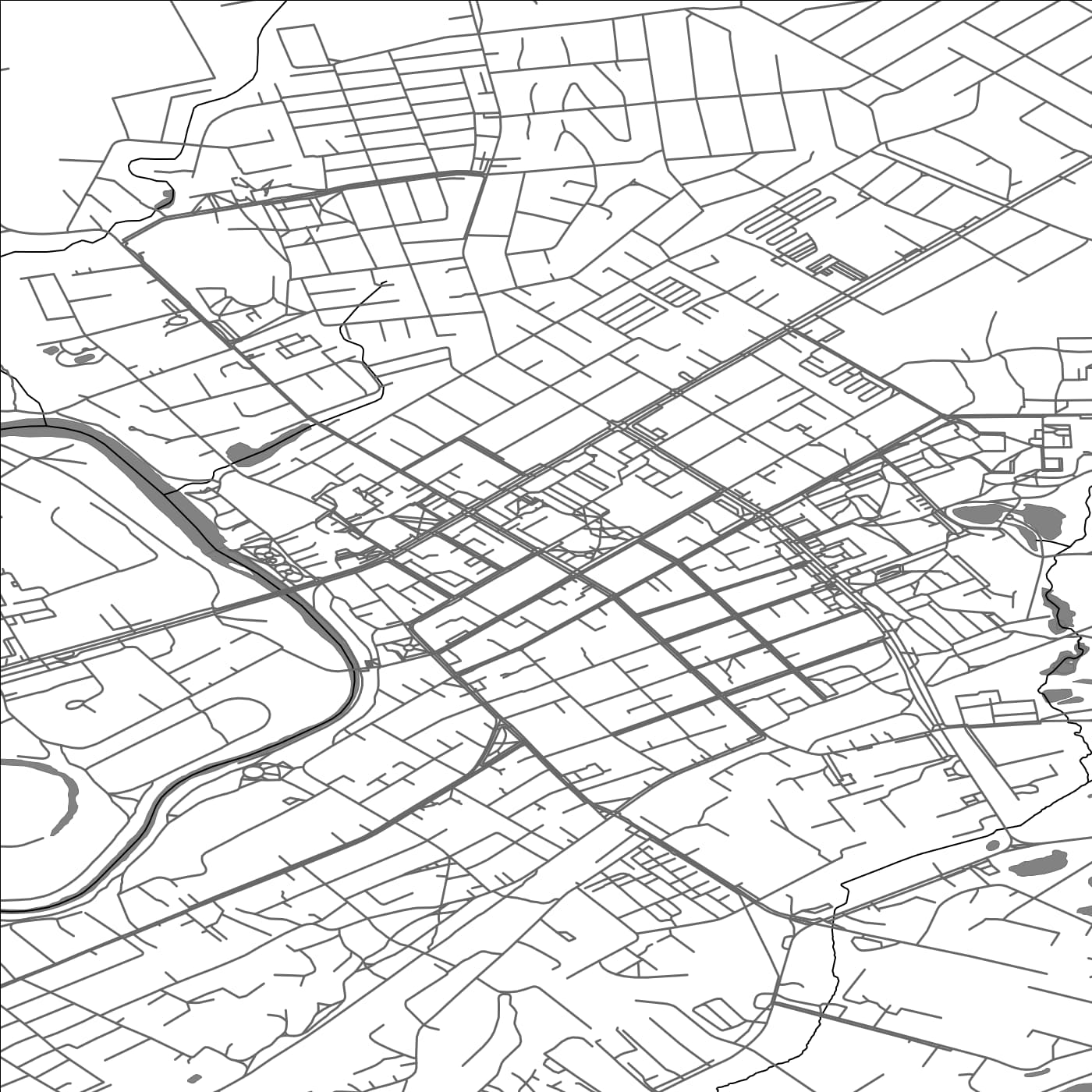 ROAD MAP OF TAURAGE, LITHUANIA BY MAPBAKES