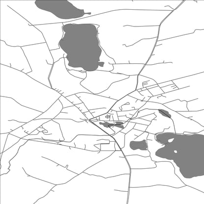 ROAD MAP OF TYTUVENAI, LITHUANIA BY MAPBAKES