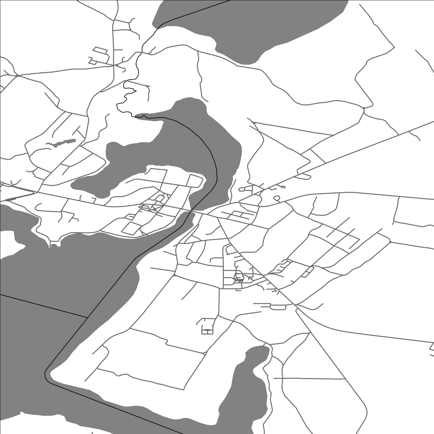 ROAD MAP OF VEISIEJAI, LITHUANIA BY MAPBAKES