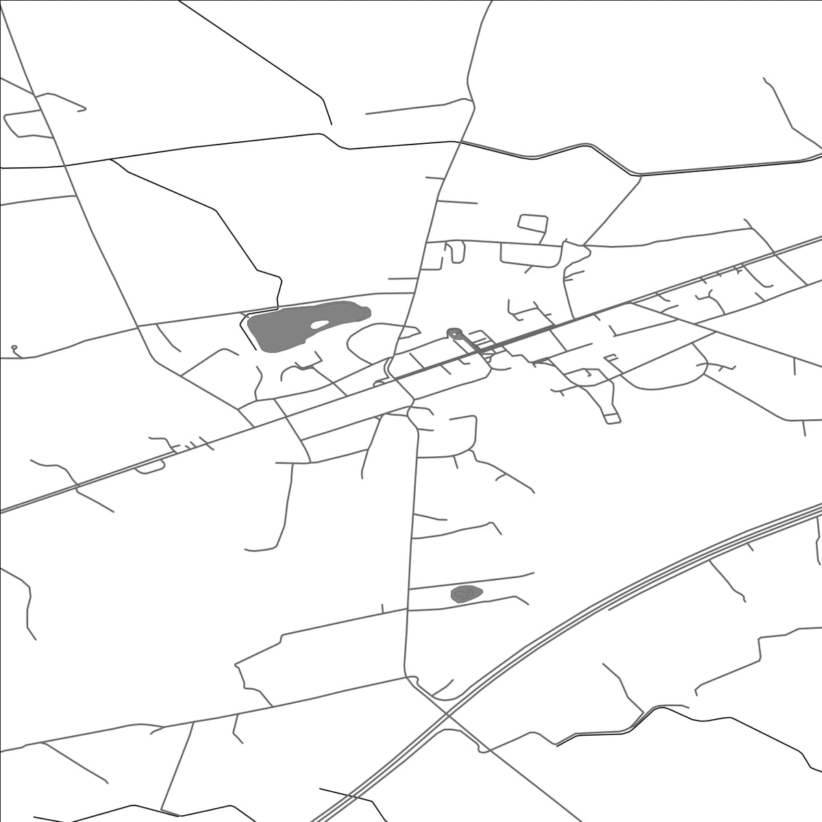 ROAD MAP OF VEIVERIAI, LITHUANIA BY MAPBAKES