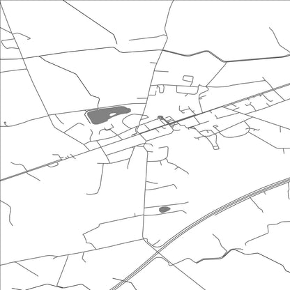 ROAD MAP OF VEIVERIAI, LITHUANIA BY MAPBAKES