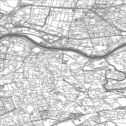 ROAD MAP OF VILNIUS, LITHUANIA BY MAPBAKES