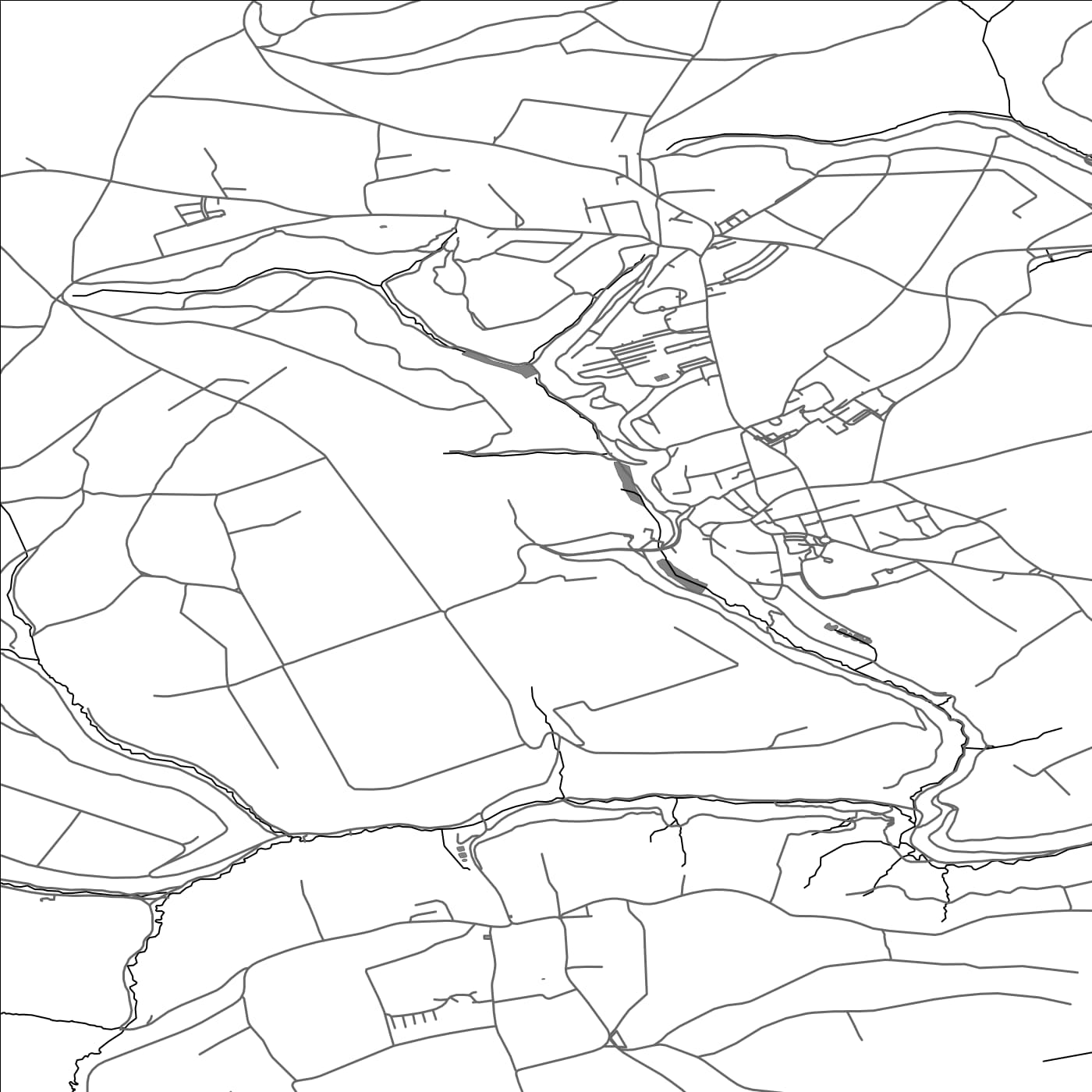 ROAD MAP OF BEAUFORT, LUXEMBOURG BY MAPBAKES