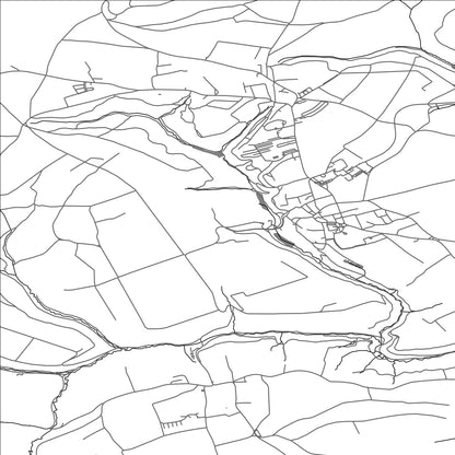 ROAD MAP OF BEAUFORT, LUXEMBOURG BY MAPBAKES