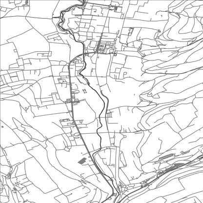 ROAD MAP OF BÉRELDANGE, LUXEMBOURG BY MAPBAKES