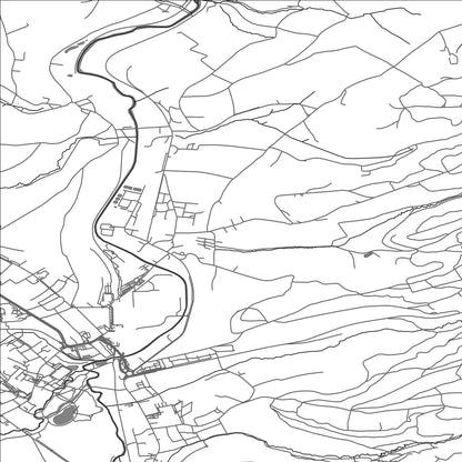 ROAD MAP OF BERINGEN, LUXEMBOURG BY MAPBAKES