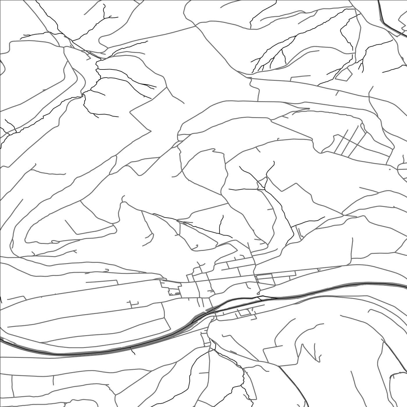 ROAD MAP OF BETTENDORF, LUXEMBOURG BY MAPBAKES