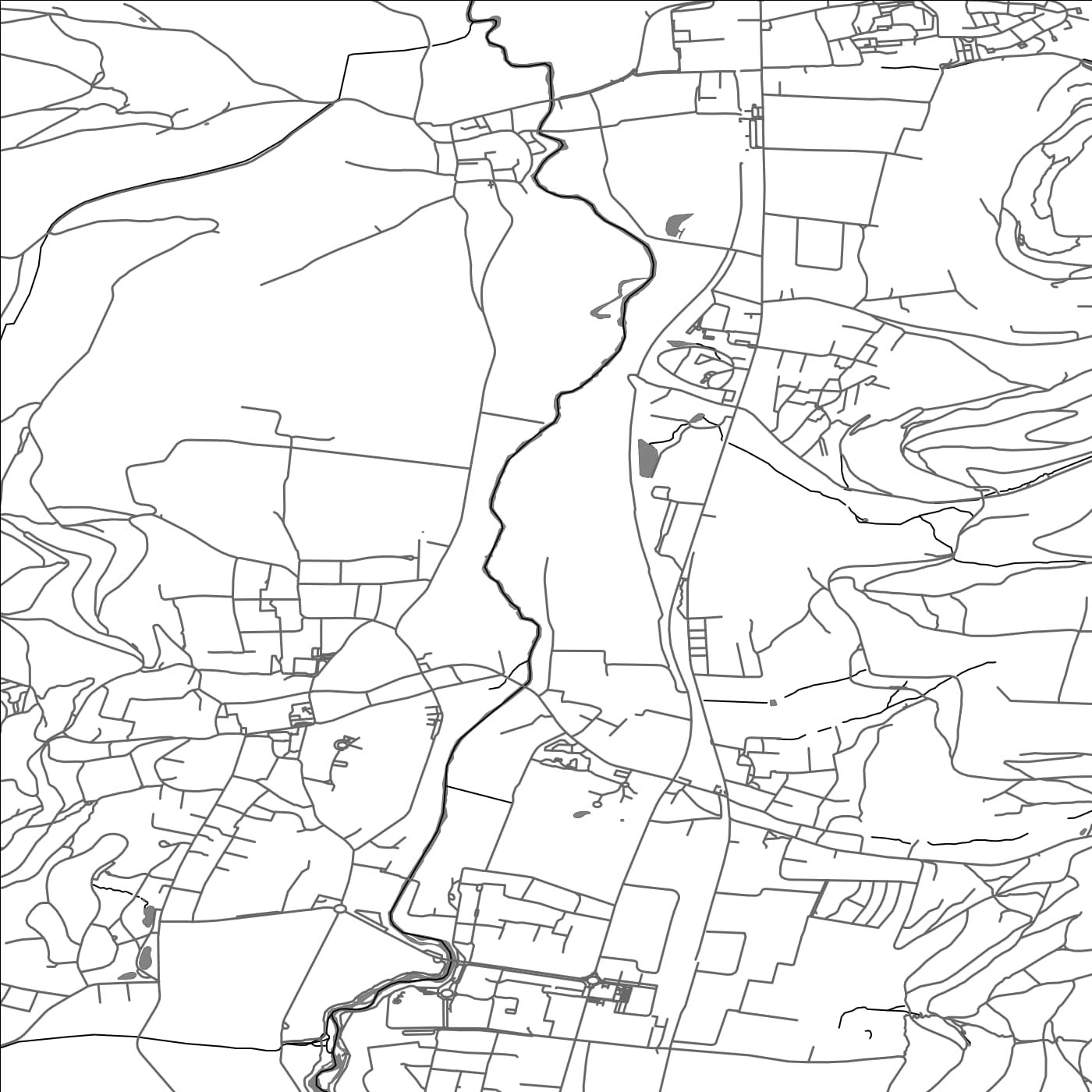 ROAD MAP OF BOFFERDANGE, LUXEMBOURG BY MAPBAKES