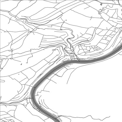 ROAD MAP OF EHNEN, LUXEMBOURG BY MAPBAKES