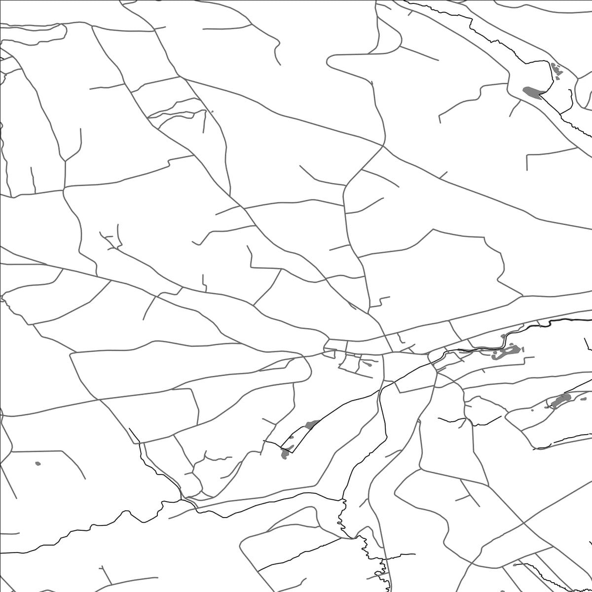 ROAD MAP OF ELL, LUXEMBOURG BY MAPBAKES