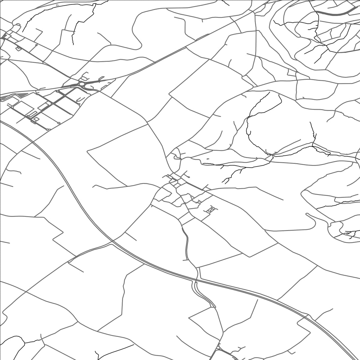 ROAD MAP OF ELVANGE, LUXEMBOURG BY MAPBAKES