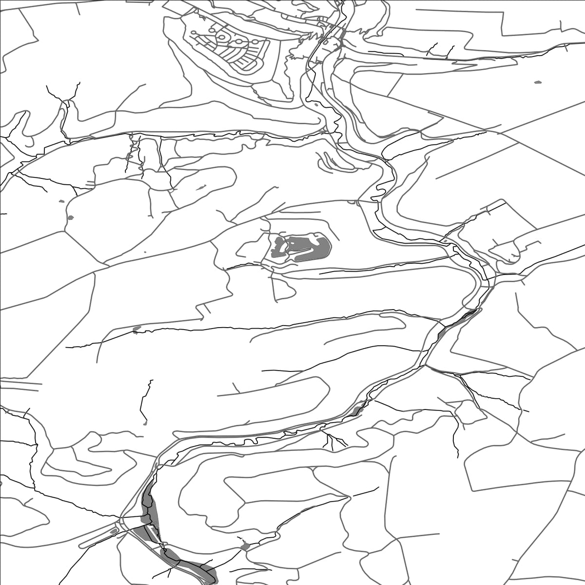 ROAD MAP OF ERNZEN, LUXEMBOURG BY MAPBAKES