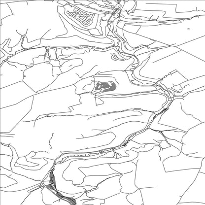 ROAD MAP OF ERNZEN, LUXEMBOURG BY MAPBAKES
