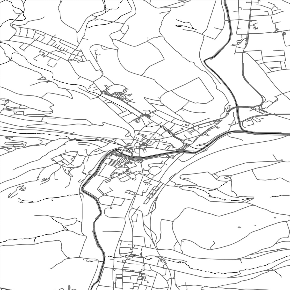 ROAD MAP OF ETTELBRUCK, LUXEMBOURG BY MAPBAKES