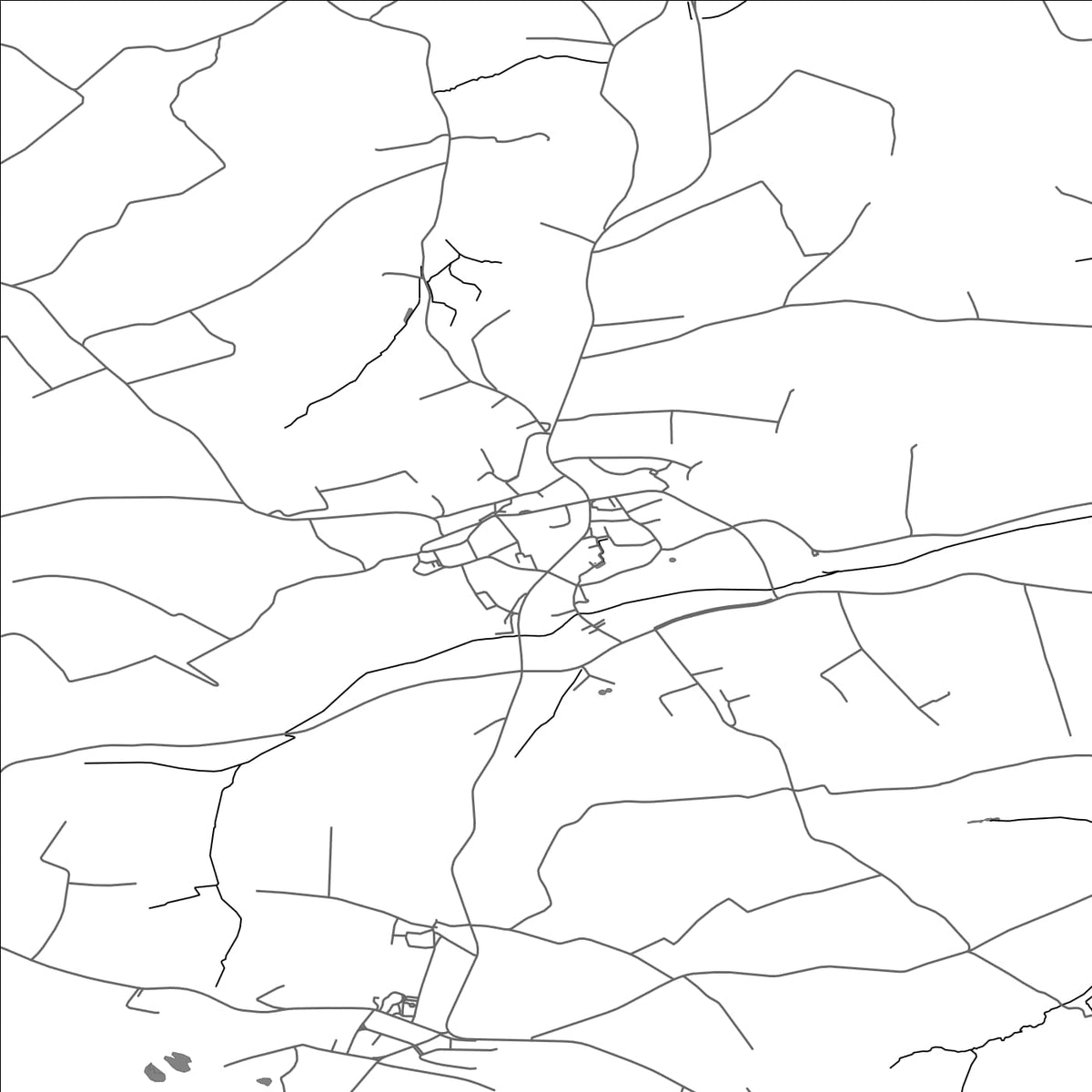 ROAD MAP OF GARNICH, LUXEMBOURG BY MAPBAKES
