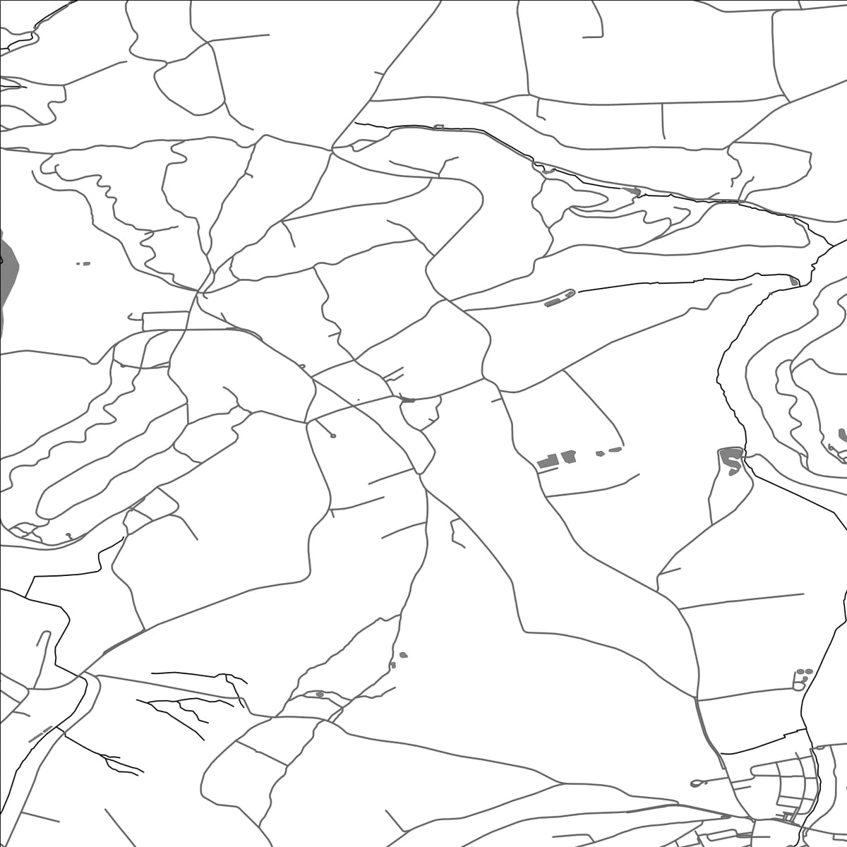 ROAD MAP OF GODBRANGE, LUXEMBOURG BY MAPBAKES