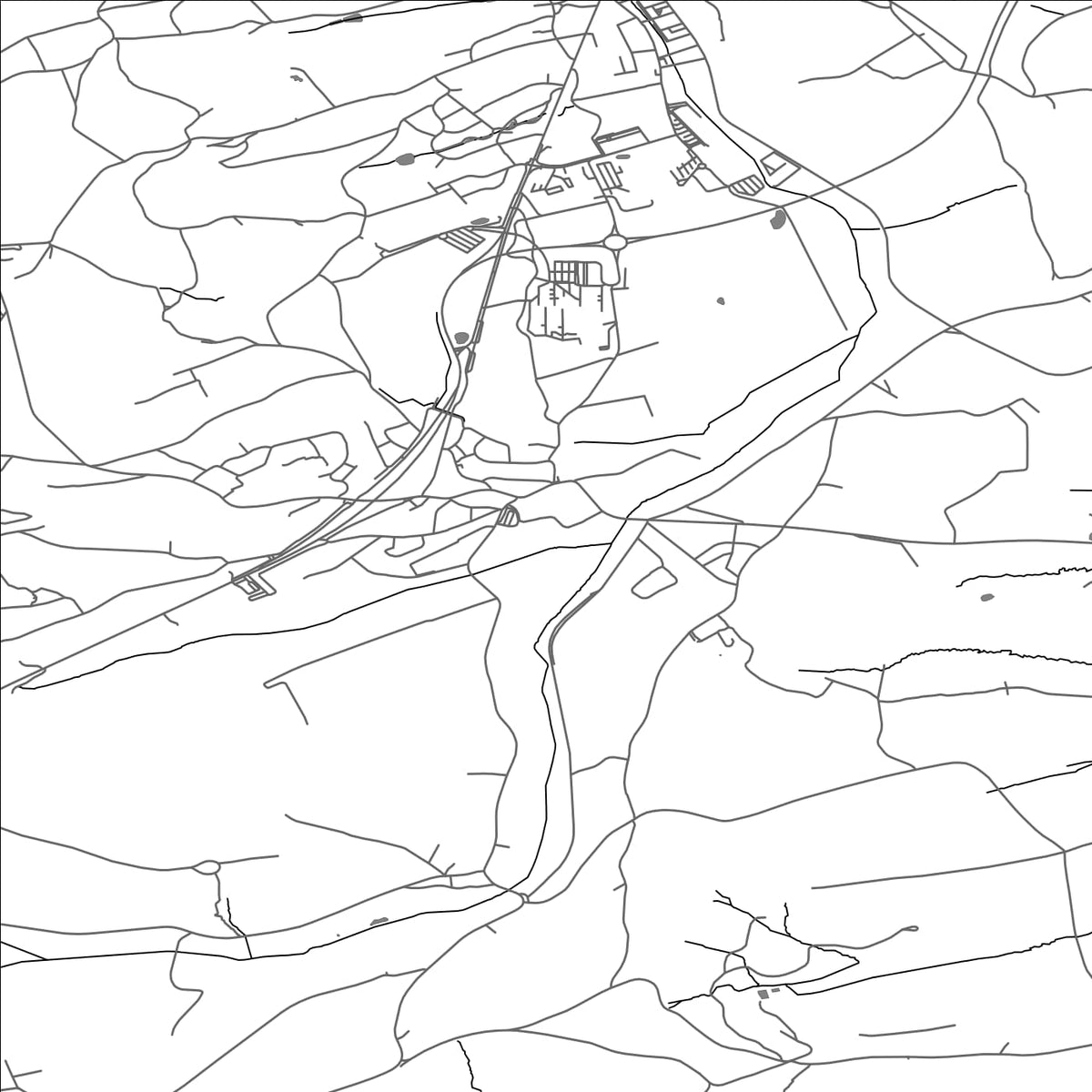 ROAD MAP OF GONDERANGE, LUXEMBOURG BY MAPBAKES
