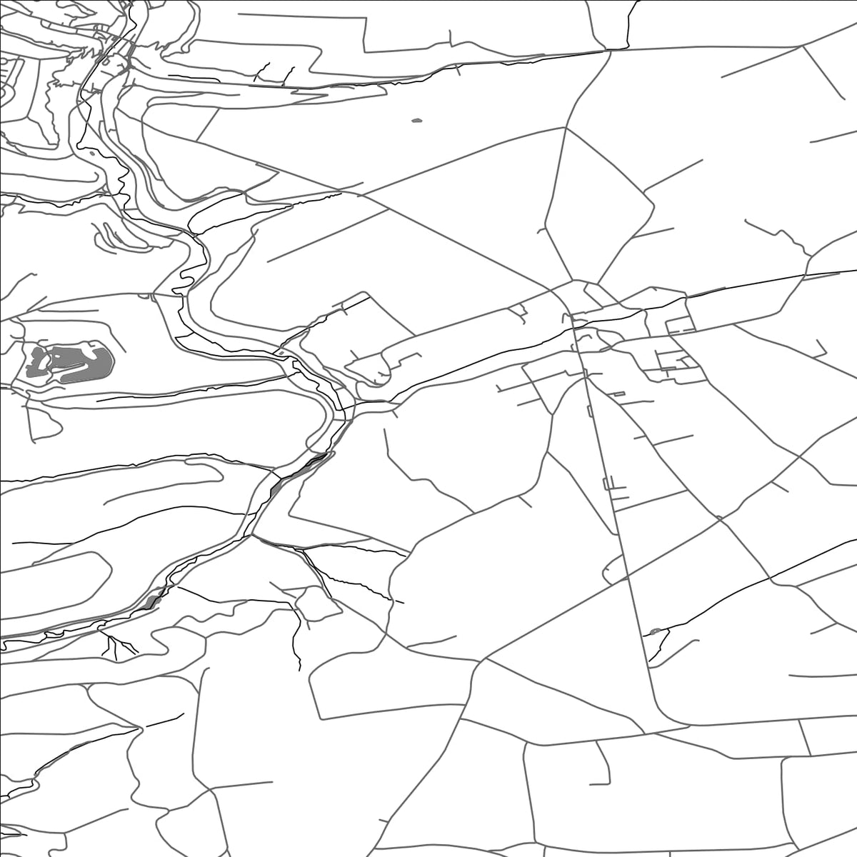 ROAD MAP OF HEFFINGEN, LUXEMBOURG BY MAPBAKES