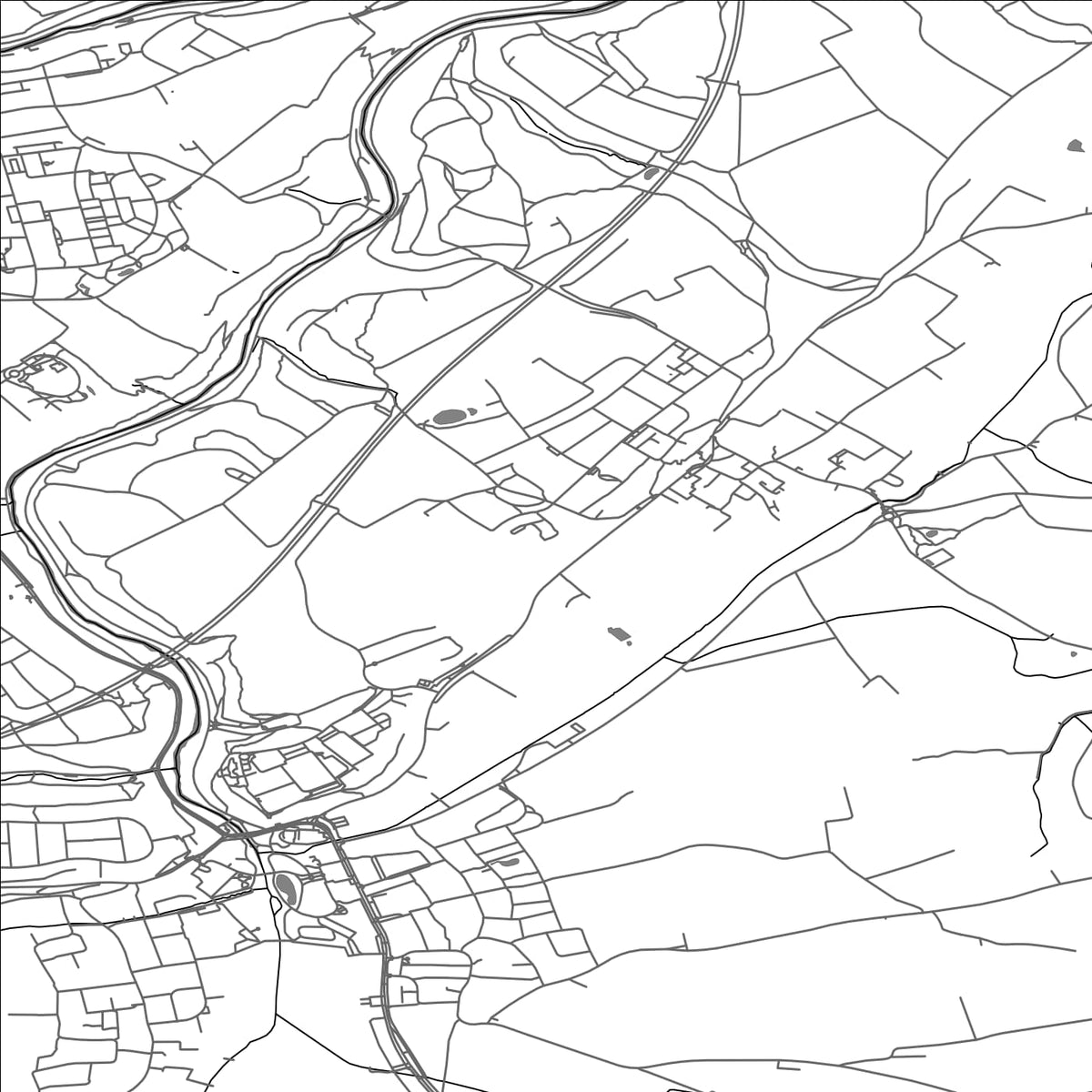 ROAD MAP OF ITZIG, LUXEMBOURG BY MAPBAKES