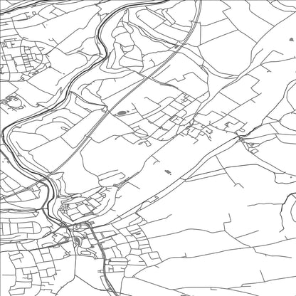 ROAD MAP OF ITZIG, LUXEMBOURG BY MAPBAKES