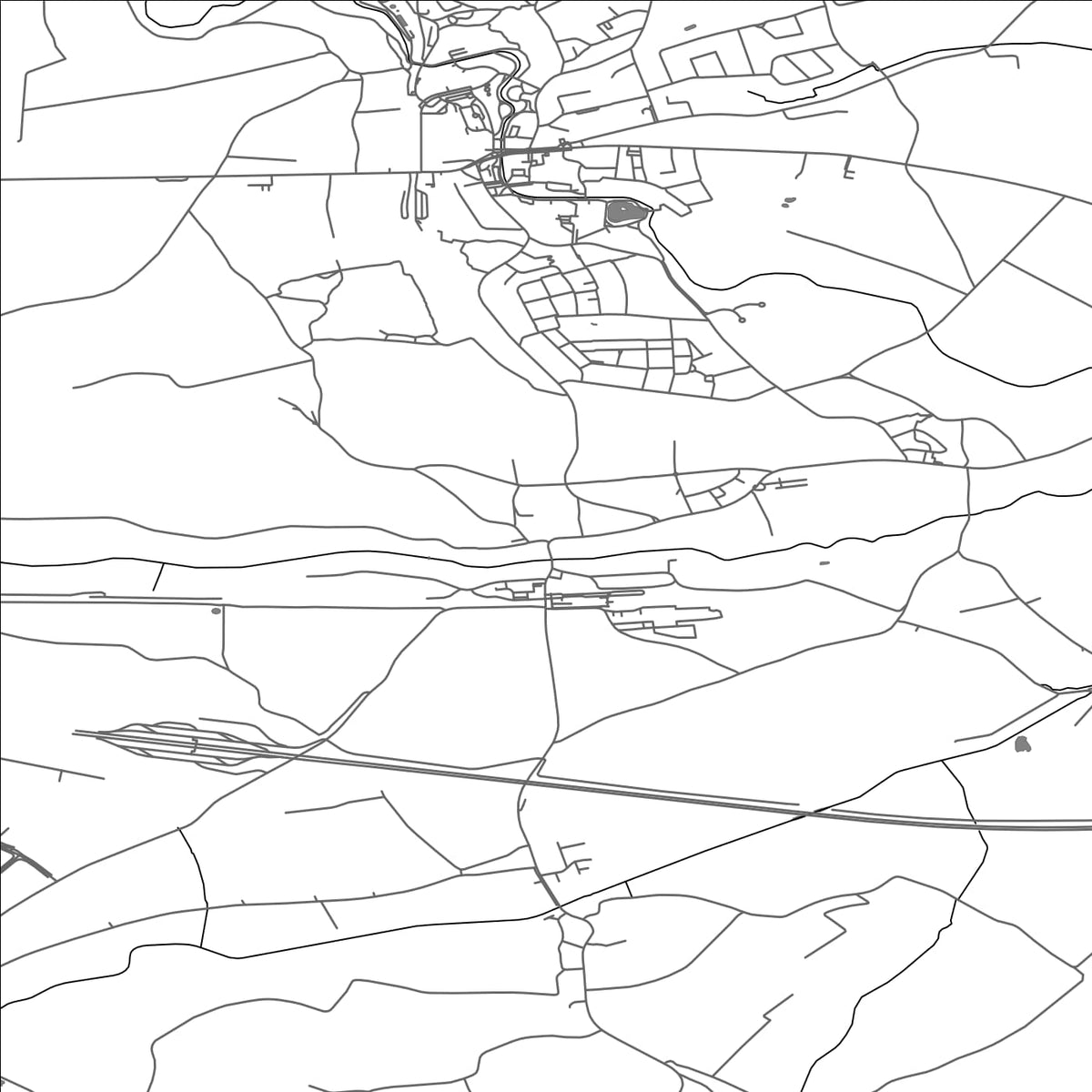 ROAD MAP OF KLEINBETTINGEN, LUXEMBOURG BY MAPBAKES