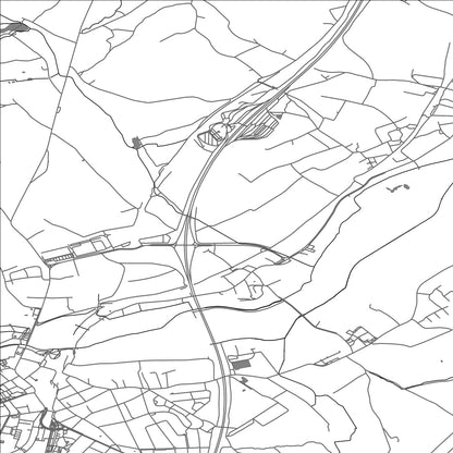 ROAD MAP OF LIVANGE, LUXEMBOURG BY MAPBAKES