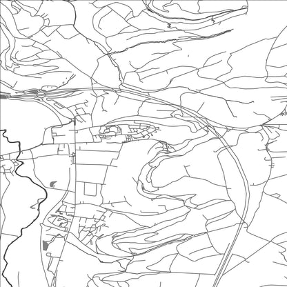ROAD MAP OF LORENTZWEILER, LUXEMBOURG BY MAPBAKES