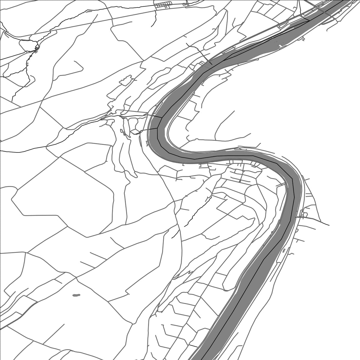ROAD MAP OF MACHTUM, LUXEMBOURG BY MAPBAKES