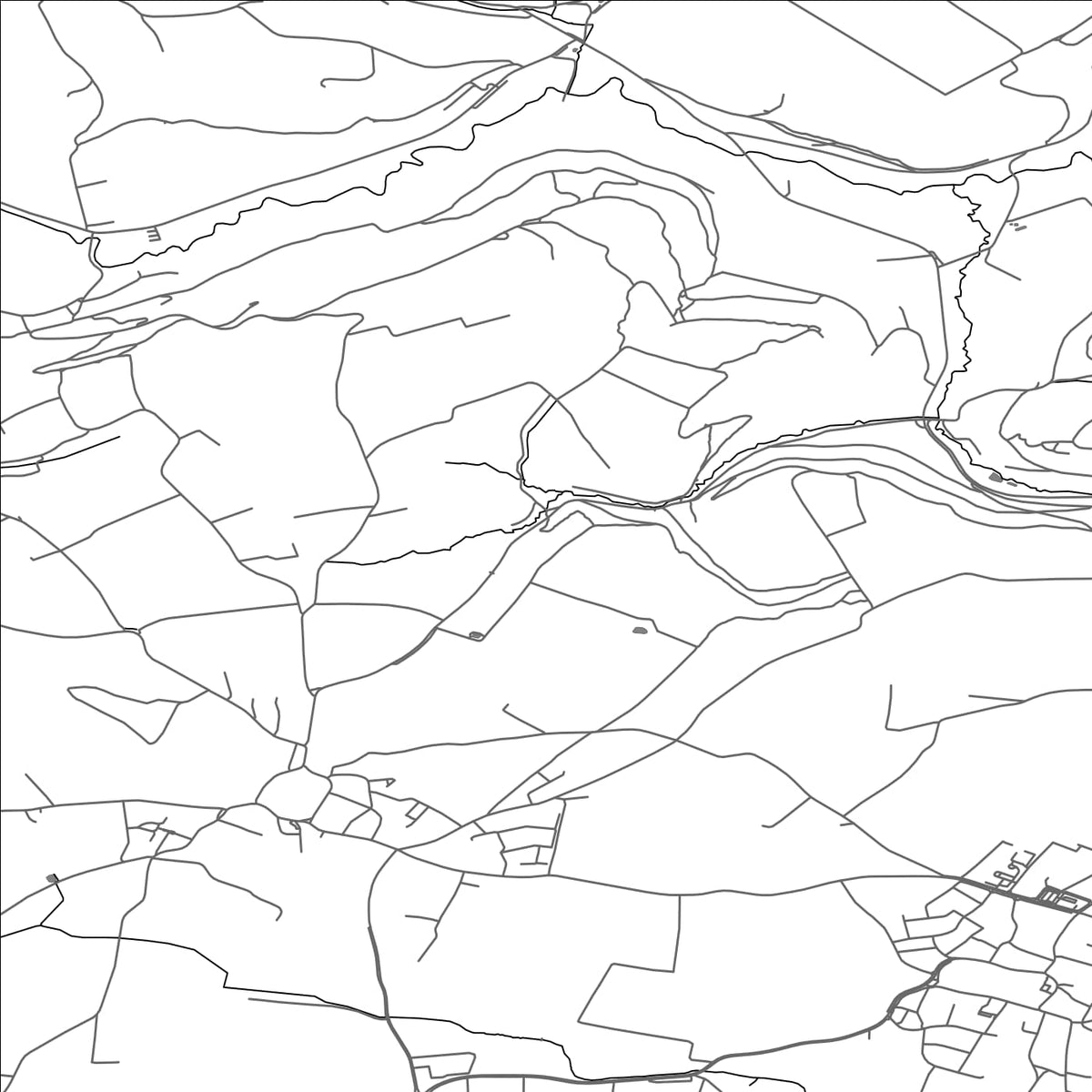 ROAD MAP OF NOSPELT, LUXEMBOURG BY MAPBAKES