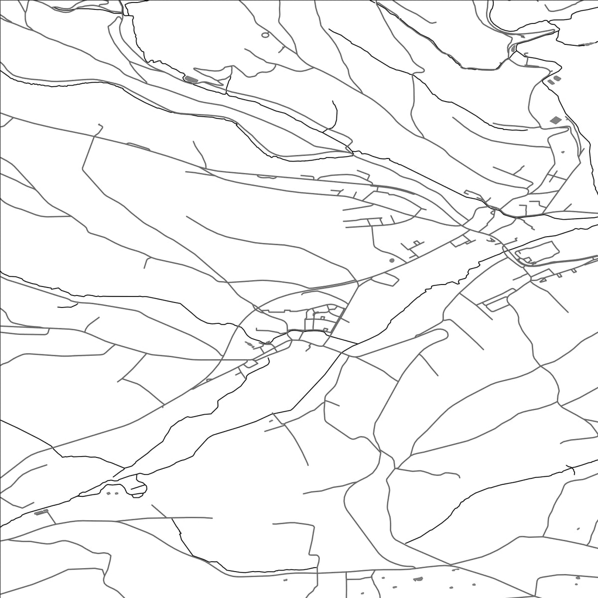 ROAD MAP OF OBERFEULEN, LUXEMBOURG BY MAPBAKES