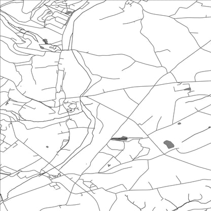 ROAD MAP OF OETRANGE, LUXEMBOURG BY MAPBAKES