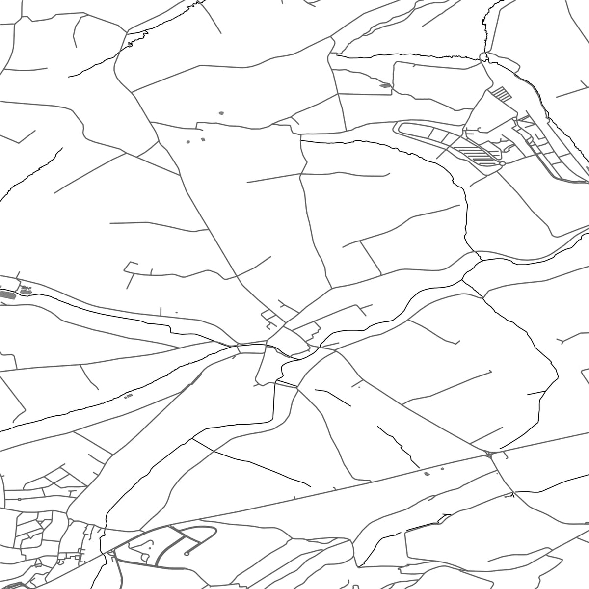 ROAD MAP OF OLINGEN, LUXEMBOURG BY MAPBAKES