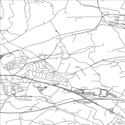 ROAD MAP OF OLM, LUXEMBOURG BY MAPBAKES