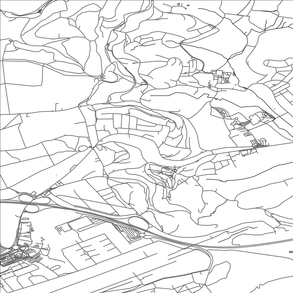 ROAD MAP OF RAMELDANGE, LUXEMBOURG BY MAPBAKES